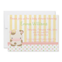 Diddles Farm Moo-Cow Baby Shower Invitation 4