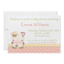 Diddles Farm Moo-Cow Baby Shower Invitation 4