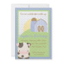 This cute invitation with a cute little cow can be completely customized by you..Simply click on the "Customize It " button right below the products picture. From there you will be able to change the font, font color, move the text around,add text and more. Have fun creating your one of a kind product. Diddles Farm Moo-Cow Boy Birthday Invitation