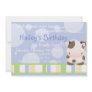 This cute invitation with a cute little cow can be completely customized by you..Simply click on the "Customize It " button right below the products picture. From there you will be able to change the font, font color, move the text around,add text and more. Have fun creating your one of a kind product. Diddles Farm Moo-Cow Boy Birthday Invitation 3