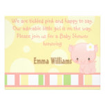 Diddles Farm Pig Baby Shower Invitation