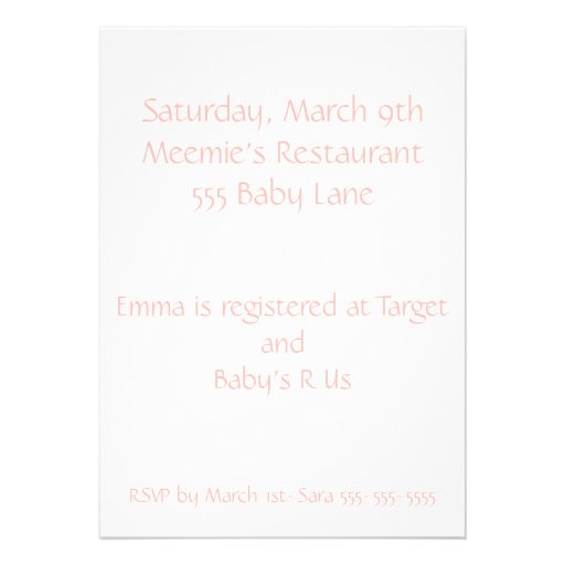 Diddles Farm Pig  Baby Shower Invitation-Pink-Blue