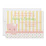 This cute invitation with a cute little piggy can be completely customized by you..Simply click on the "Customize It " button right below the products picture. From there you will be able to change the font, font color, move the text around,add text and more. Have fun creating your one of a kind product. Diddles Farm Pig Birthday Invitation