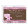 This cute invitation with a cute little Lion can be completely customized by you..Simply click on the "Customize It " button right below the products picture. From there you will be able to change the font, font color, move the text around,add text and more. Have fun creating your one of a kind product. Diddles Lion Girl-3 Birthday Invitation