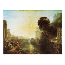 Dido Building Carthage Post Card