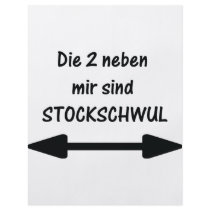 die 2 neben mir sind stockschwul icon flyers