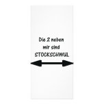 die 2 neben mir sind stockschwul icon customized rack card