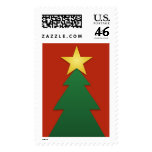 Die Cut Scrapbook Style Holiday Tree Postage postage
