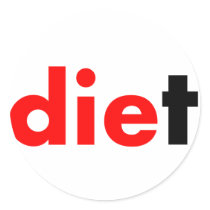 Die Diet Sticker