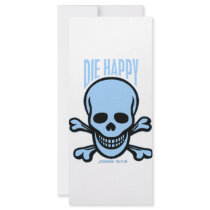 Die Happy rack cards