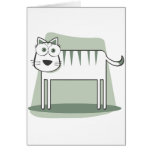 Die Katze zum Quadrat Card