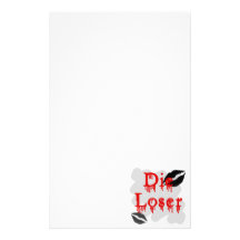 die loser stationery paper
