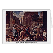 Die Pest Of Azoth, By Nicolas Poussin Greeting Cards