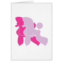 Die pinken Pudel Greeting Cards