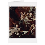 Die Plague Of Ashdod Detail By Nicolas Poussin Greeting Cards