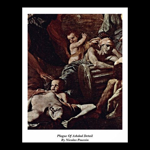 Die Plague Of Ashdod Detail By Nicolas Poussin Posters