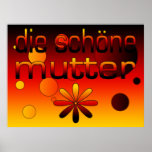 Die Schöne Mutter Germany Flag Colors Pop Art Posters