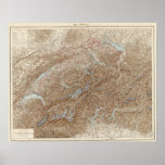 Die Schweiz,  Switzerland Atlas Map Posters