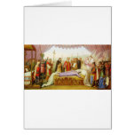 DIED OF SAINT LOUIS LALLOUETTE GREETING CARD