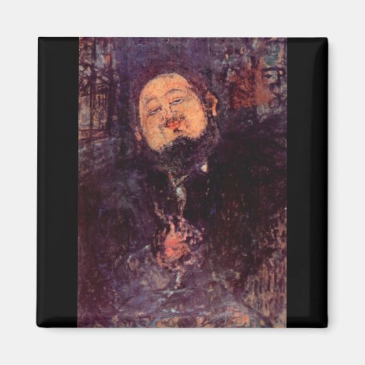 Diego Rivera by Amedeo Modigliani Fridge Magnet
