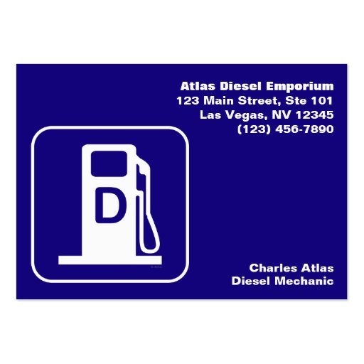 Diesel: Business Card (front side)