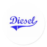 Diesel Surname Classic Style Stickers