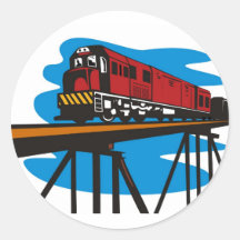 diesel train locomotive sticker