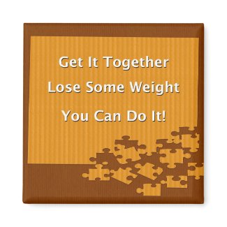 Diet and Weight Loss Get It Together Refrigerator Magnets