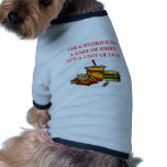 diet calorie joke doggie tshirt