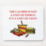 diet calorie joke mousepads