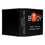 Diet, Health &amp; Fitness Personal Traniner Journals 3 Ring Binder