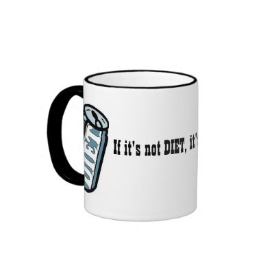Diet Only Coffee Mugs by unscenephnomenon