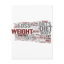 Diet postcards by MacXever Diet postcards