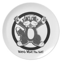Diet Reminder Plate plates