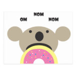Dieta del buñuelo de la koala tarjetas postales