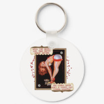 Dieting Pin Up keychains