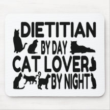 Dietitian Cat Lover Mouse Pads