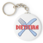 DIETITIAN KNIFE / FORK KEYCHAIN