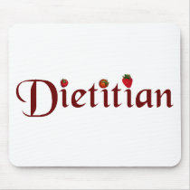 Dietitian Mousepad by occupationtshirts Dietitian Mousepad