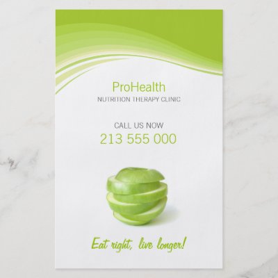 Matching dietitian / nutritionist business cards also available.