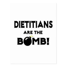 Dietitians Are The Bomb! Postcards