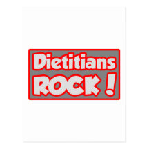 Dietitians Rock! Post Card