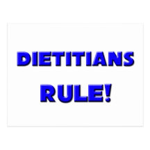 Dietitians Rule! Postcard