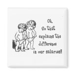 Difference in salaries square magnet