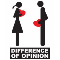 Difference of opinion t-shirt by sniperholix Difference of opinion t-shirt