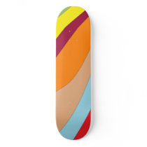 Different Color Grains, On Deck Skateboard