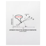 Different Fates Of The Universe In Perspective Customized Letterhead