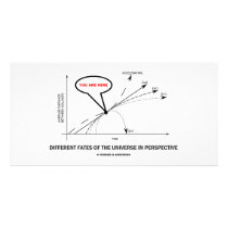 Different Fates Of The Universe In Perspective Photo Greeting Card