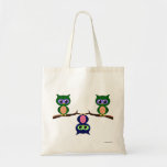 Different Owl Tote Canvas Bag