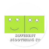 DiFFerent Scootering Co- Sticker sheet by teamdifferent DiFFerent Scootering Co- Sticker sheet